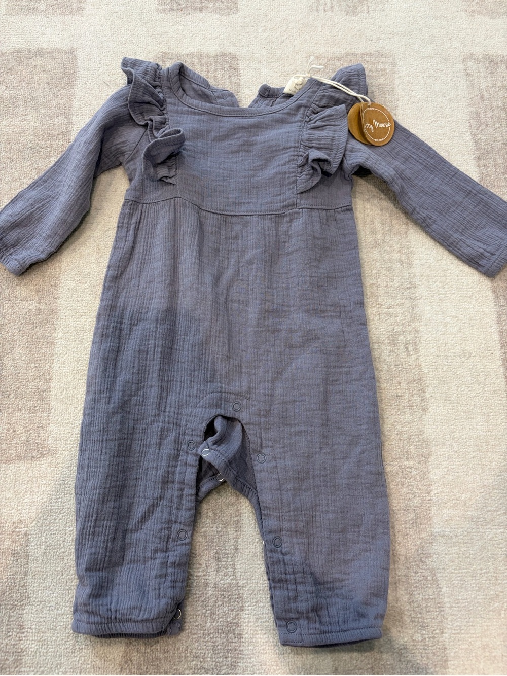 City Mouse Flutter Long Romper